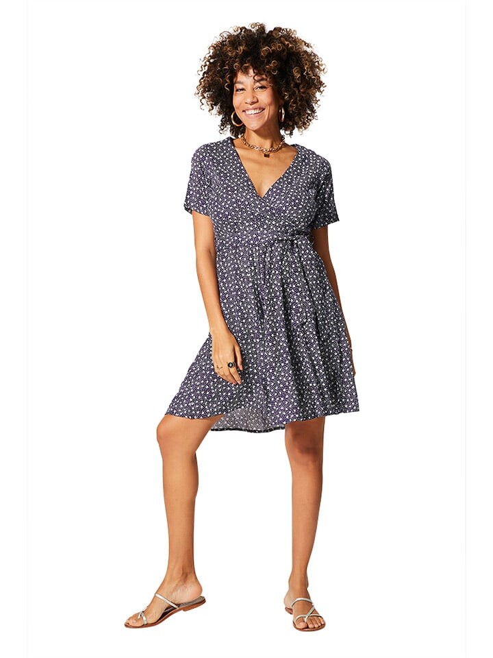 

Короткое платье Aller Simplement, цвет dunkelblau/weiß