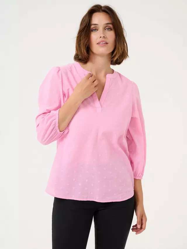 

Блуза KAFFE Jollia V-Neck, цвет rosebloom