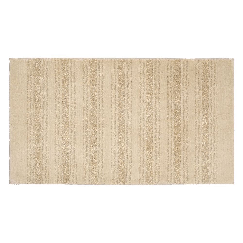 

Коврик Garland Enclave Ultra Soft в полоску 30x50 для ванной Garland Rug, цвет Linen