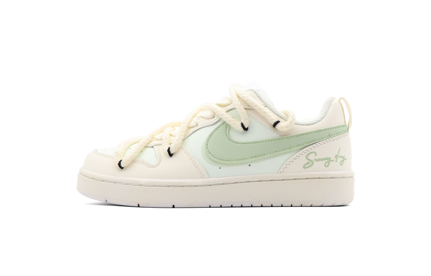 

Кроссовки Nike Dunk Skateboarding Shoes Women's Low-top Green/Beige, светло-зеленый