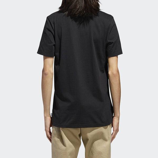 Футболка originals sports loose breathable short sleeve black Adidas, черный — фото 4