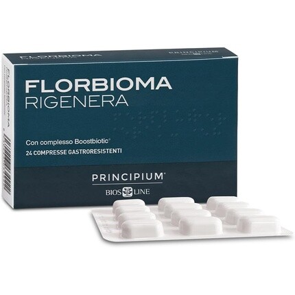 

BiosLine BIOS LINE Principium Florbioma Регенерирующая добавка для здоровья кишечника 24 таблетки с кишечнорастворимой оболочкой