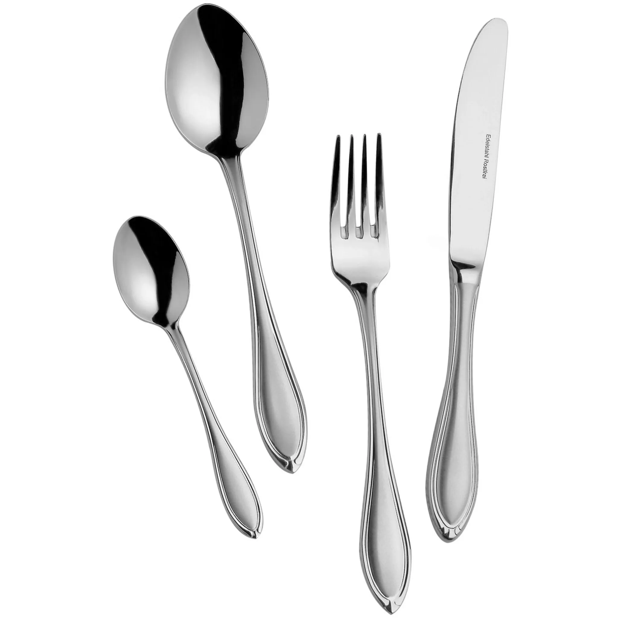 

Набор столовых приборов Mulex «Бостон», (набор, 60 предметов), матовый, цвет edelstahlfarben