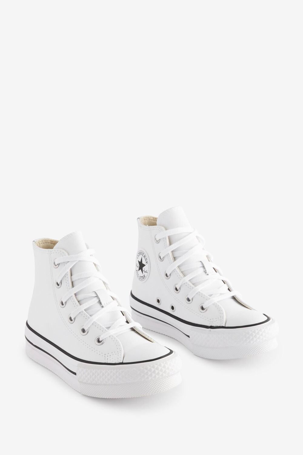 Кожаные спортивные кроссовки Junior All Star Eva Lift Converse, белый — фото 3