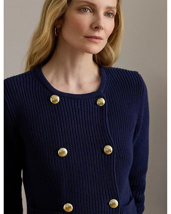 Кардиган с круглым вырезом Ralph Lauren, Navy — фото 4
