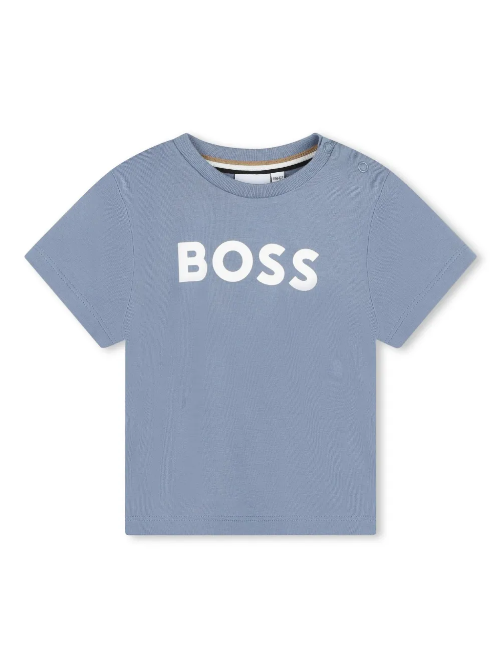 

Футболка с принтом BOSS Kidswear, синий