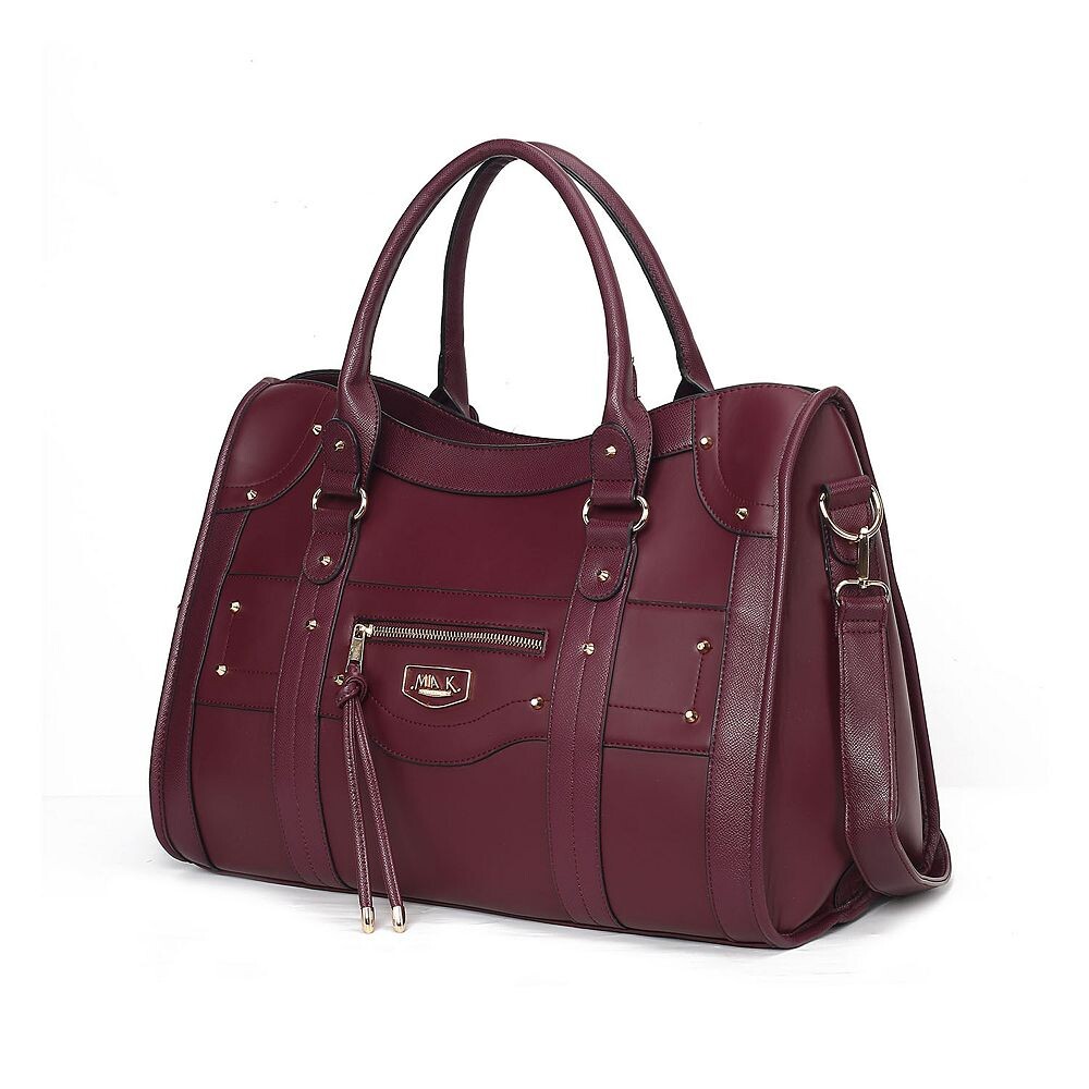 

Коллекция Mkf Женская спортивная сумка Patricia из веганской кожи от Mia K MKF Collection, цвет Burgundy