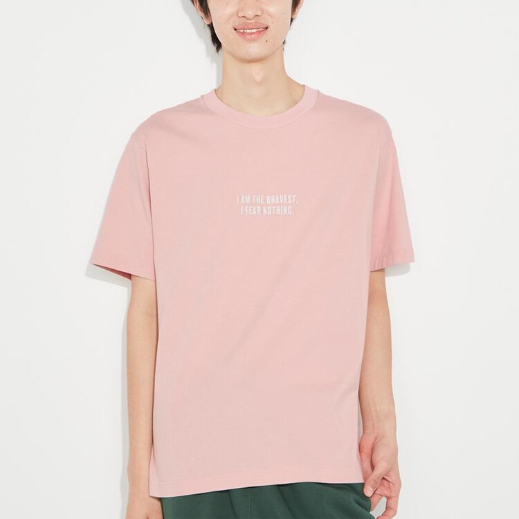Футболка X Super Mario SS23 унисекс пастельно-розовая Uniqlo, розовый — фото 3