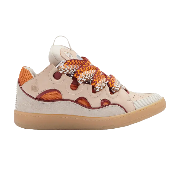 

Кроссовки Lanvin Curb Sneakers Pale Pink Mango, кремовый, Бежевый, Кроссовки Lanvin Curb Sneakers Pale Pink Mango, кремовый