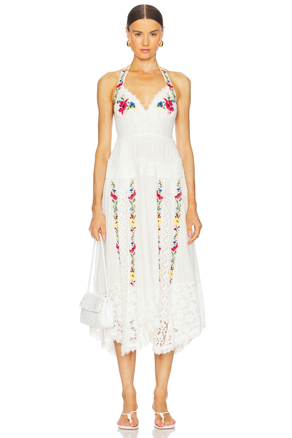

Платье миди Keila от Free People, ivory
