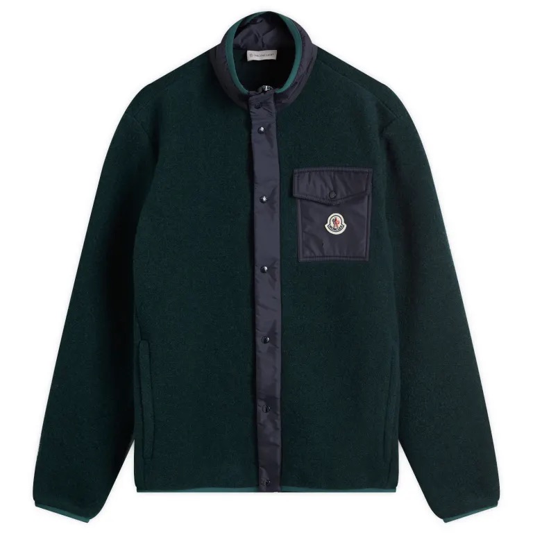 

Курка Aperta с контрастной отделкой Moncler, зеленая, Зеленый, Курка Aperta с контрастной отделкой Moncler, зеленая