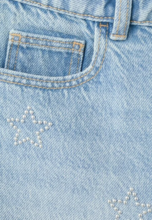 Детские джинсовые шорты Mango Kids, Blue — фото 4