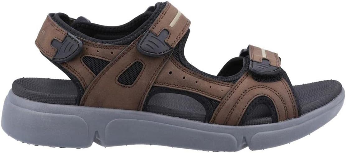 Мужские спортивные сандалии Hush Puppies с ремешком на щиколотке, коричневый — фото 2