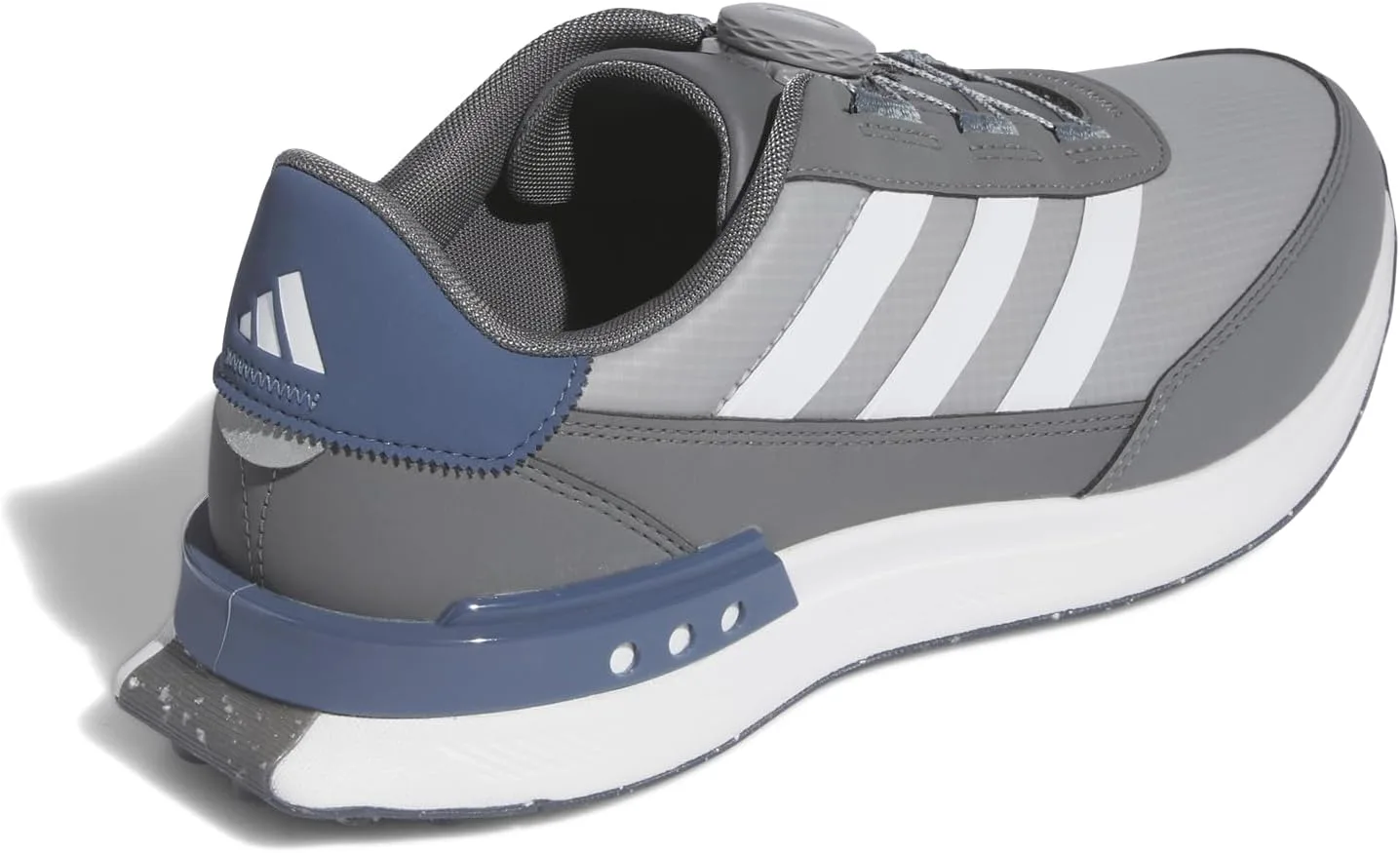 Мужские гольф-ботинки Adidas S2G 24 Boa без шипов, серый/белый — фото 4