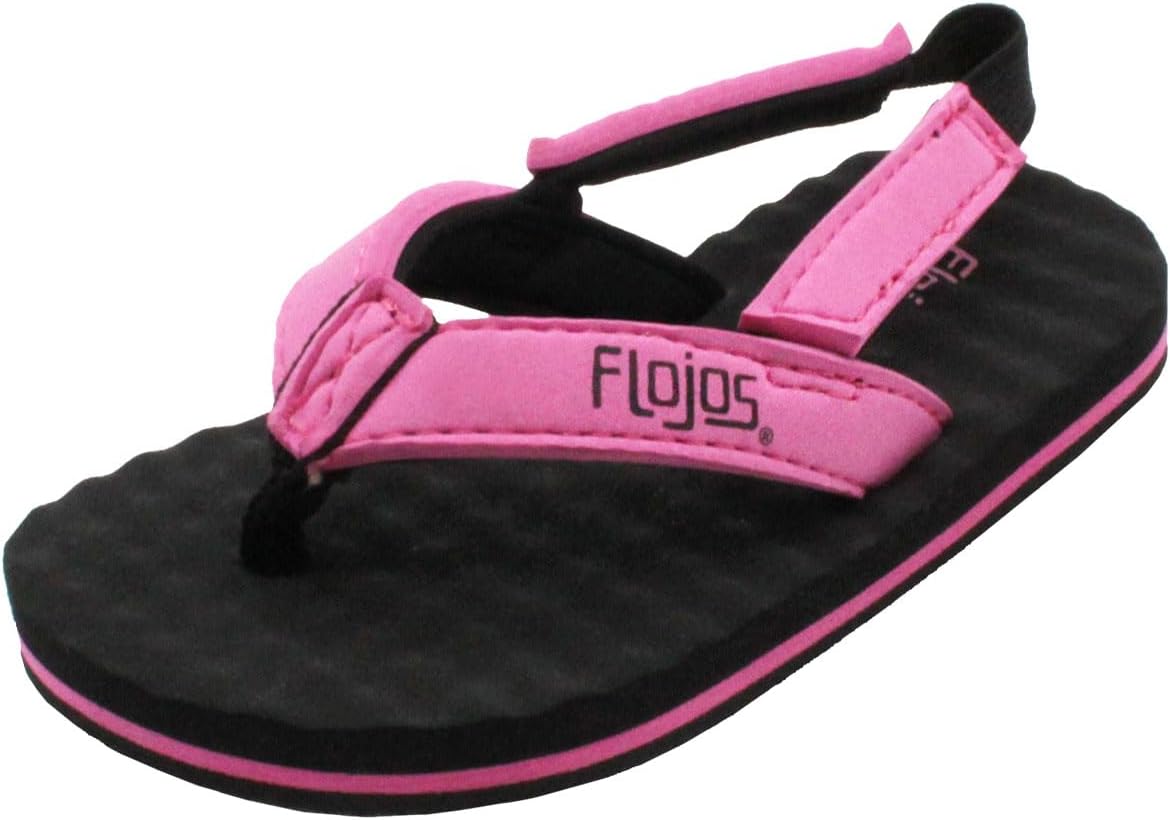 

Сандалии-шлепанцы Flojos для девочек, розовый