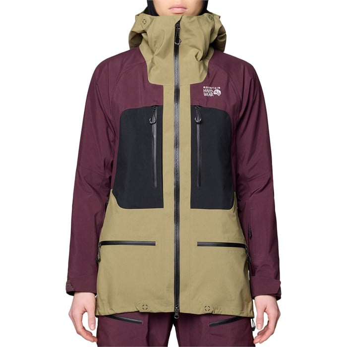 

Куртка Mythogen Gore-Tex Pro - женская Mountain Hardwear, Landslide/Blackberry/Black