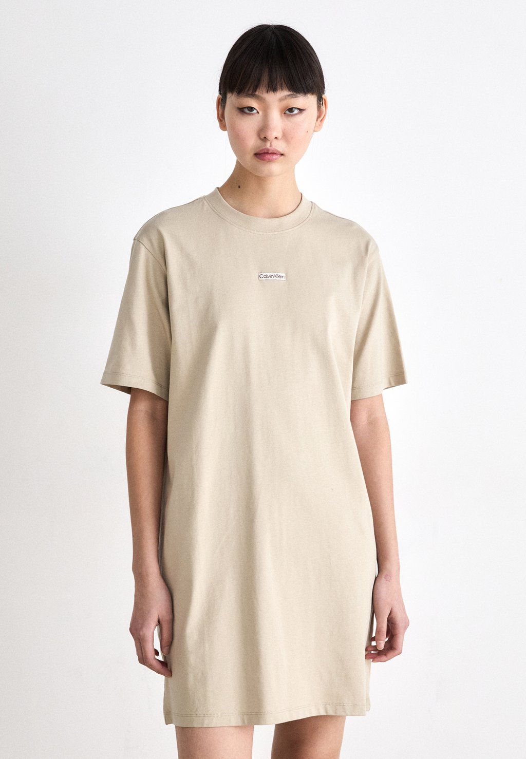 

Платье из джерси PLACED TEE DRESS Calvin Klein Jeans, бежевый