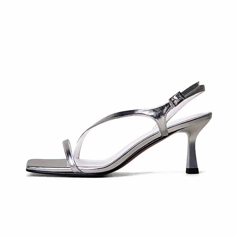 SHOEMAKER QUEEN Женские сандалии на одной застежке черные, цвет Black — фото 3