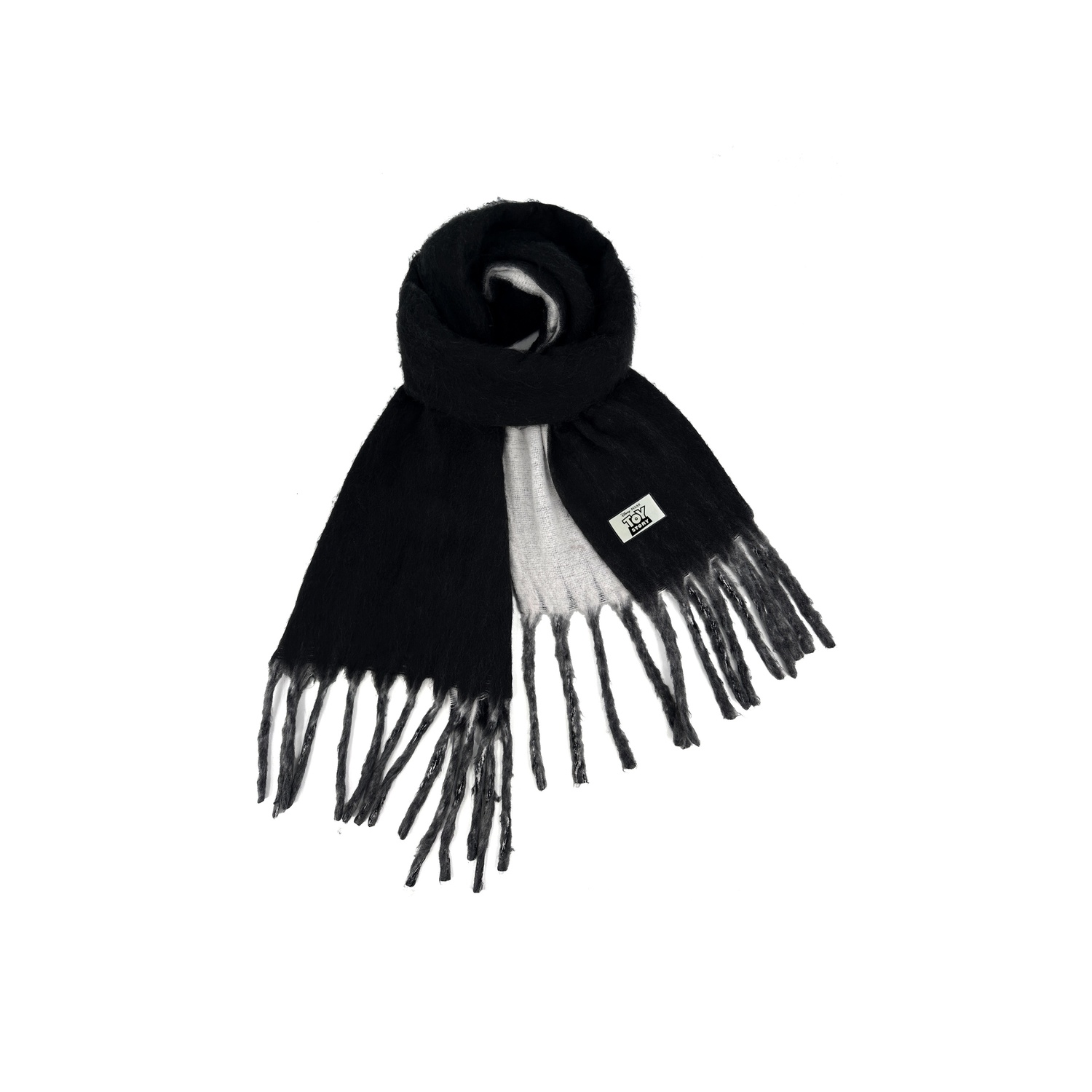 

Disney Полиэстеровый вязаный шарф унисекс, Black White