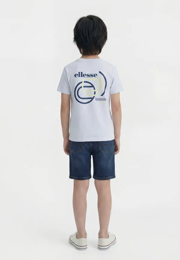 Футболка унисекс с принтом demeo Ellesse, White — фото 2