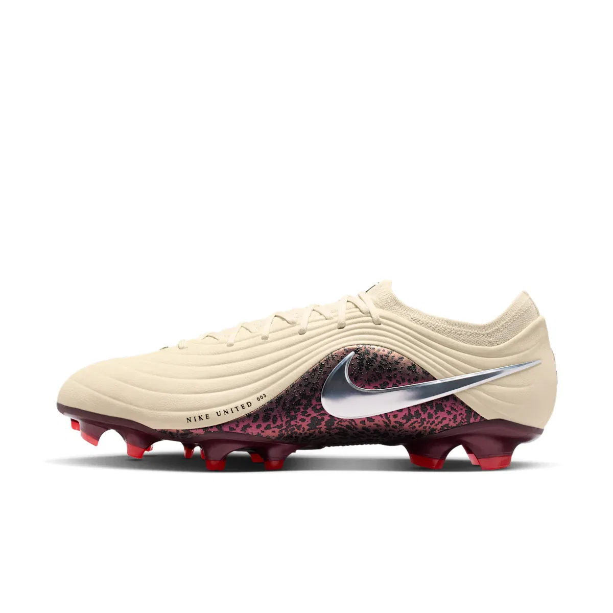 Мужские низкие футбольные бутсы United Tiempo Maestro Elite для твердого грунта Nike, коричневый