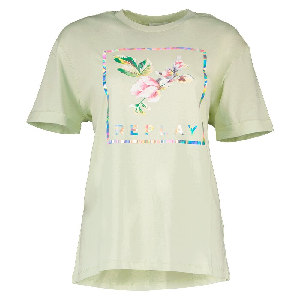 

Футболка Replay W3232M.000.22536P Crew Neck, зеленый