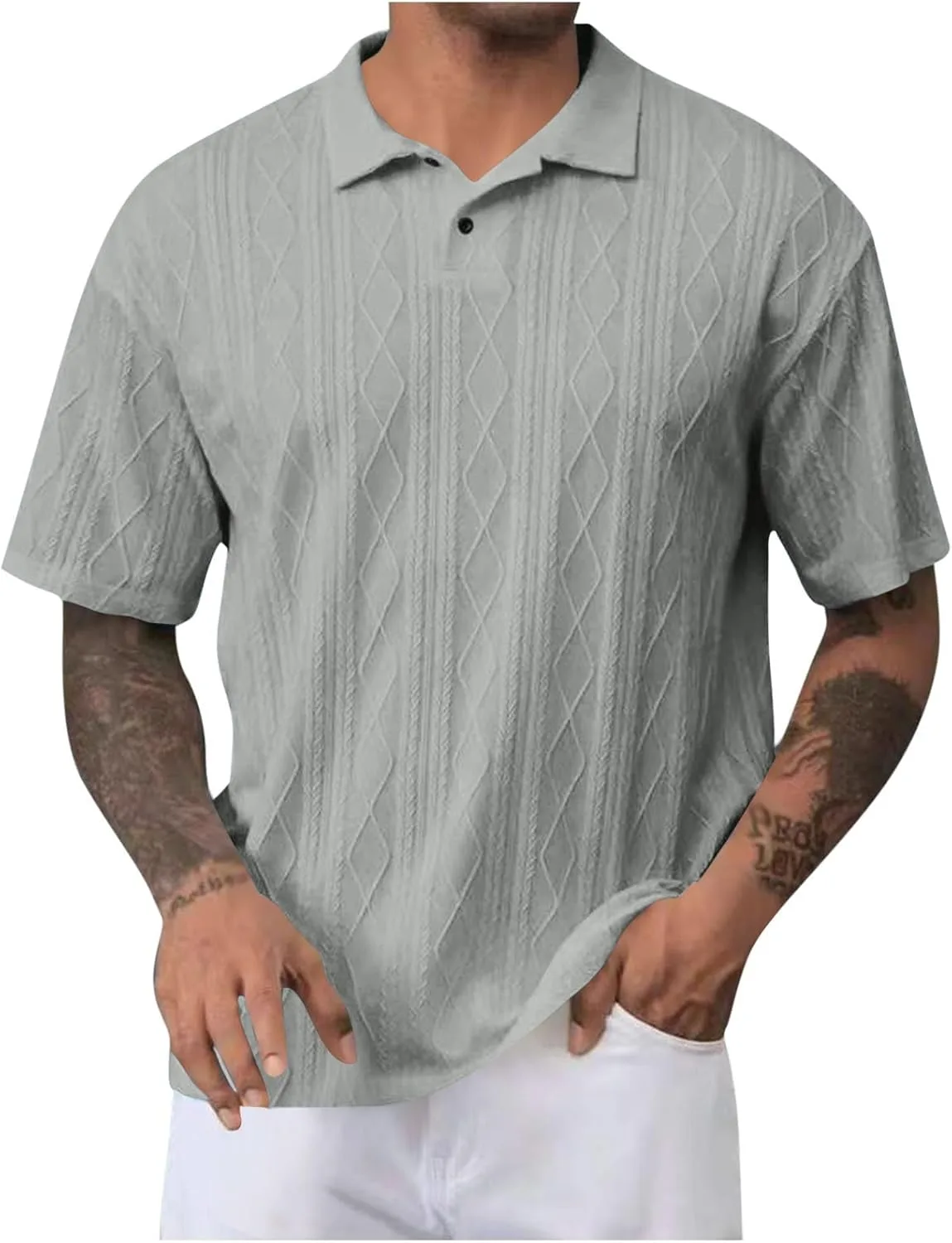 

Мужская поло с коротким рукавом, принт, классический стиль fnnxeal