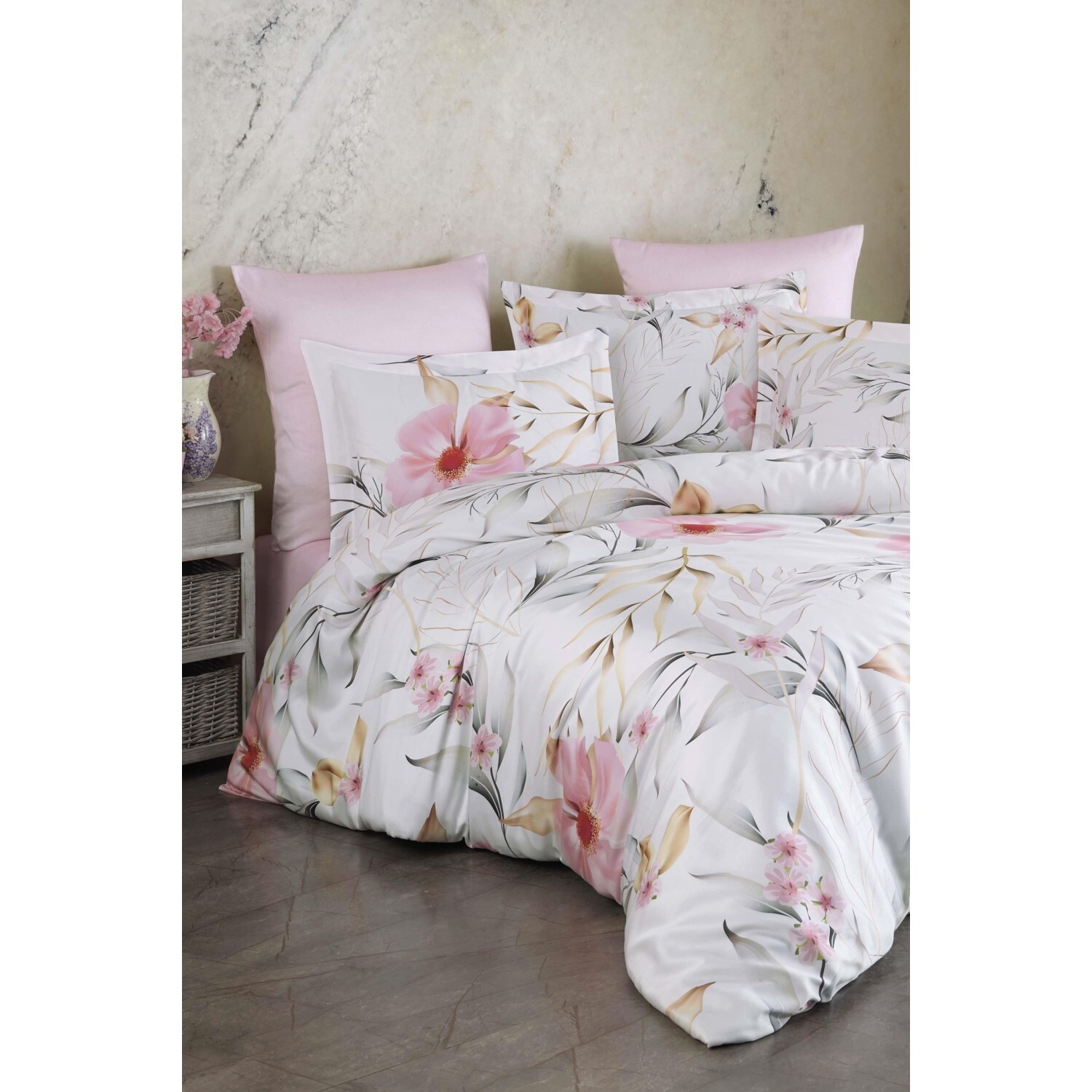 

Комплект постельного белья Varol Laura Home из лиоцелла - Stella