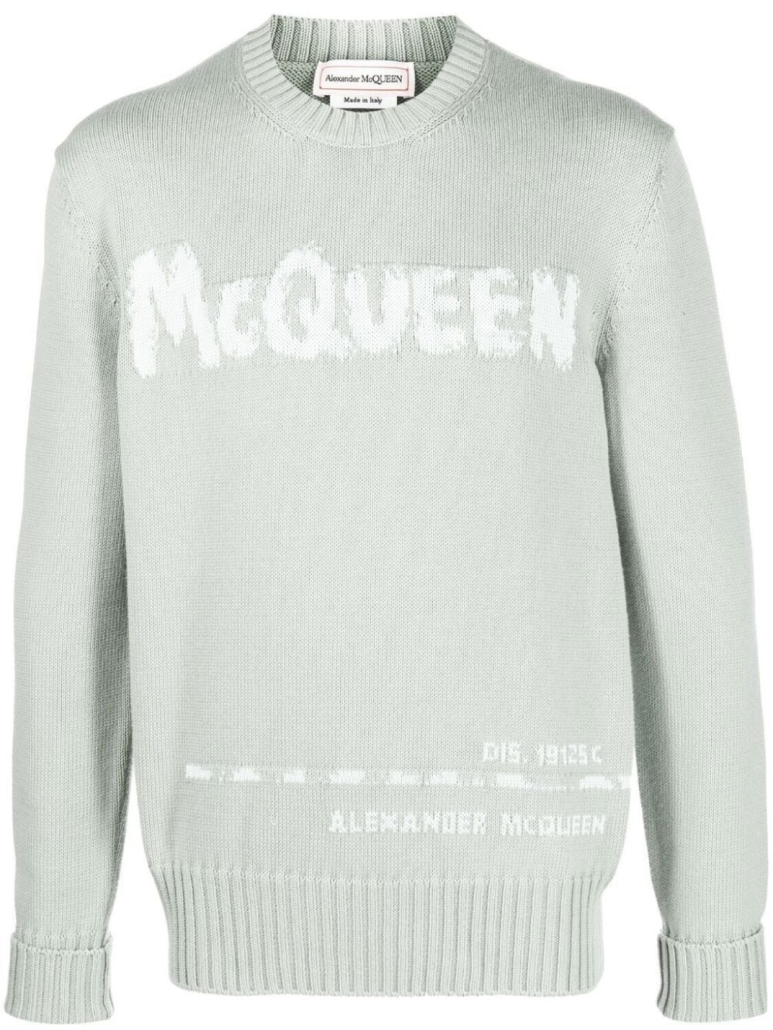 

Джемпер с логотипом Alexander McQueen, зеленый