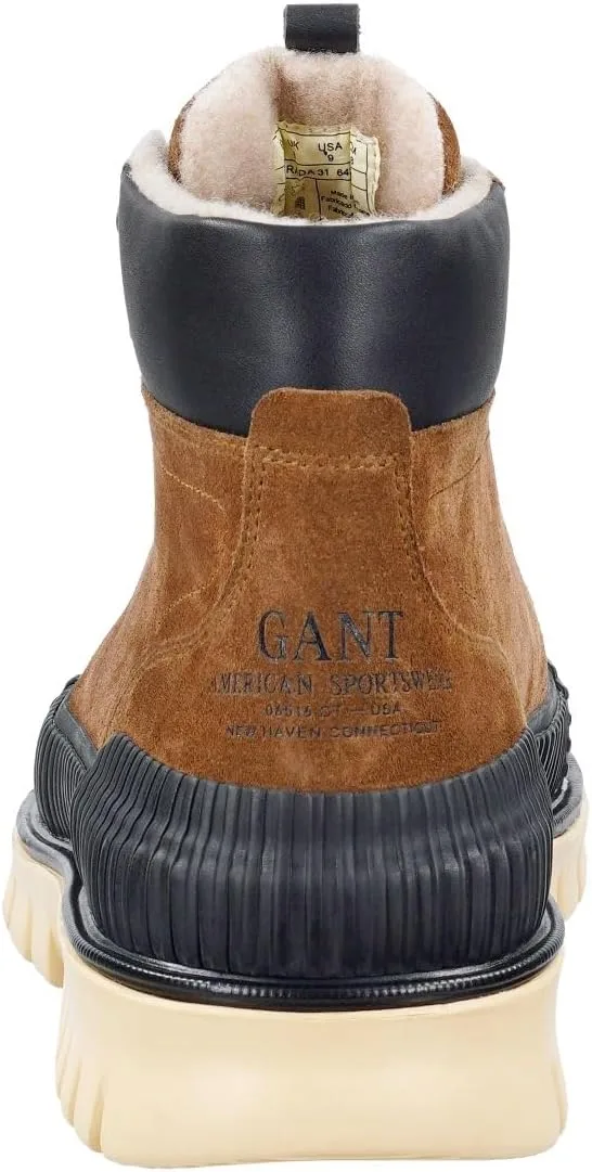 Мужские ботинки GANT 31643073/G14 из теплой кожи и искусственной кожи, разных цветов, коричневый — фото 3