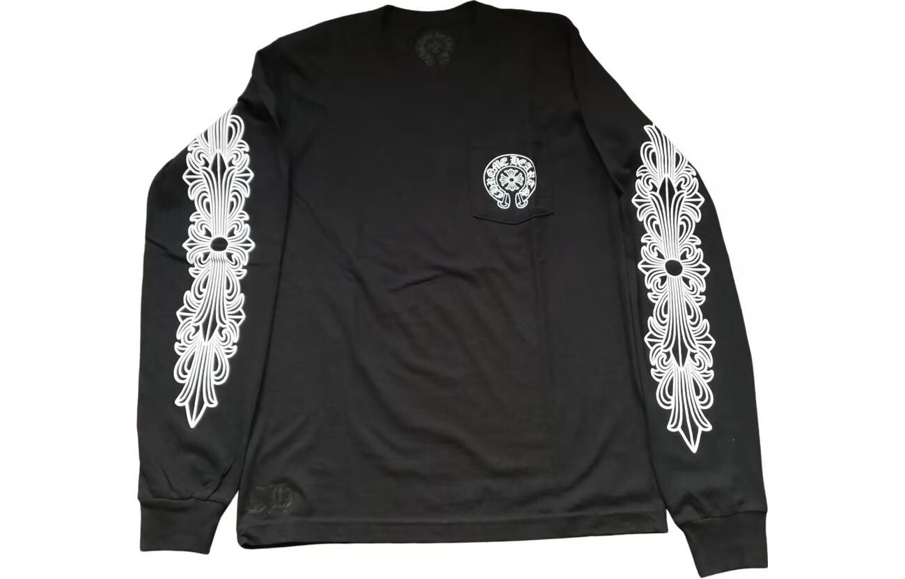 

Футболка мужская черная Chrome Hearts, черный