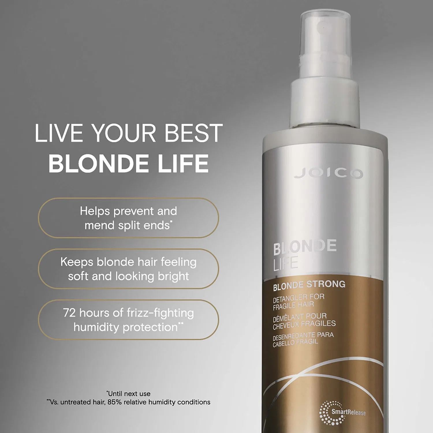 Средство для распутывания волос Blonde Life Blonde Strong Conditioning Detangler, 200 мл Joico — фото 3