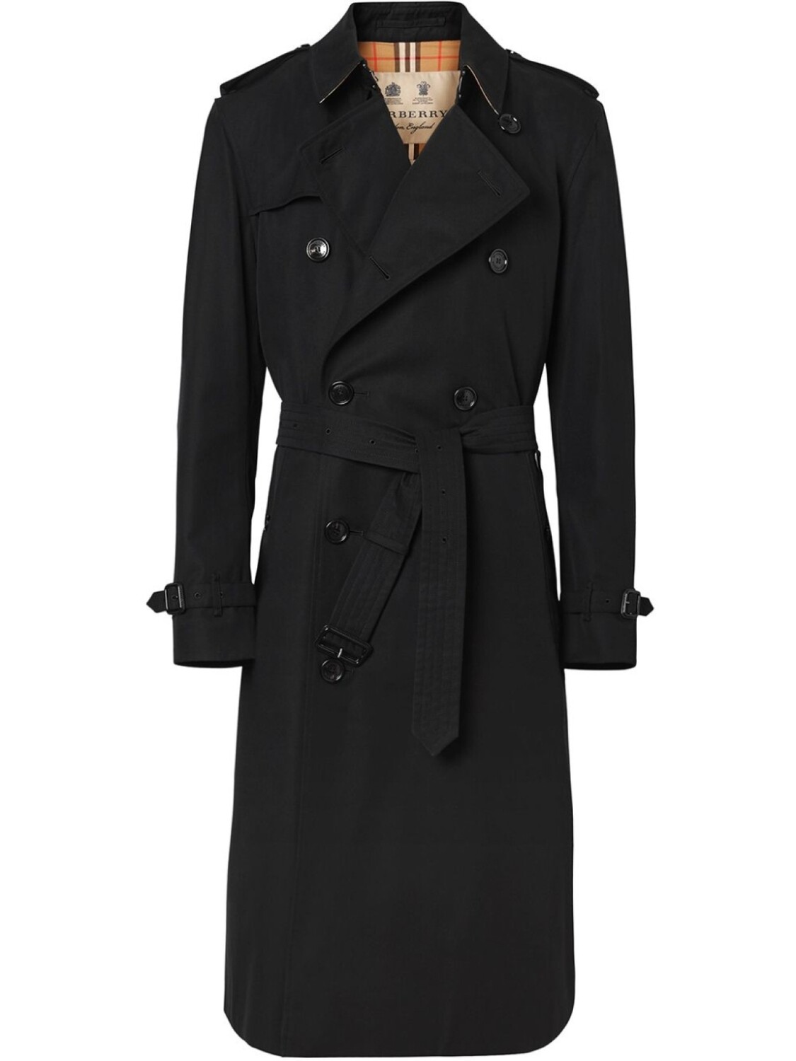

Burberry Kensington Heritage trench coat, черный