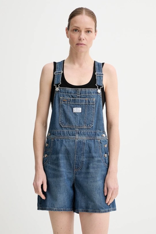 

Джинсовые комбинезон-шорты Utility Shortall Levi'S, синий