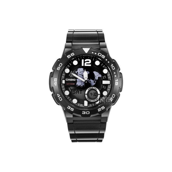 

CASIO Часы Men YOUTH Black Watch AEQ-100W-1AVDF, Black Dial