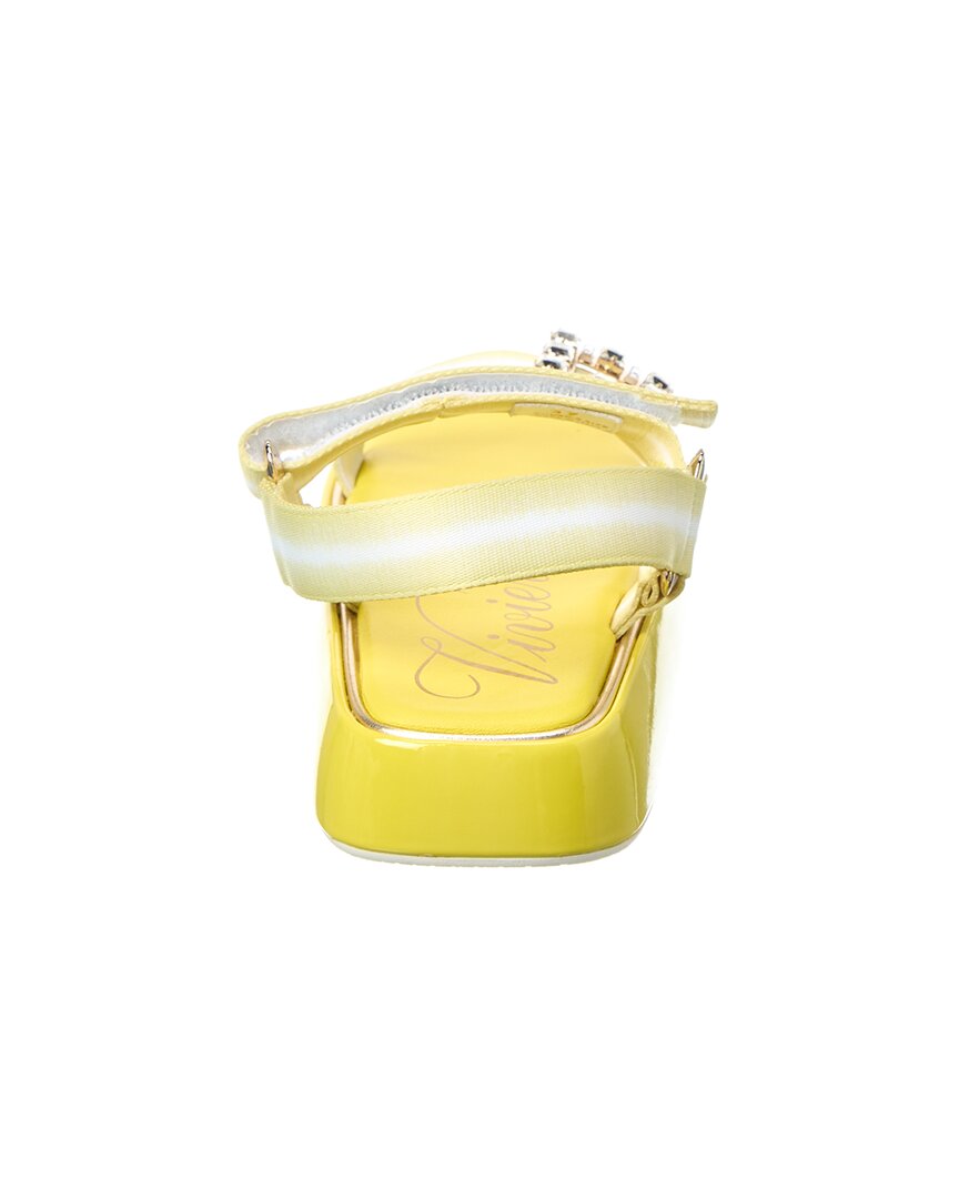 Roger Vivier Trekky Sandal, желтый — фото 3
