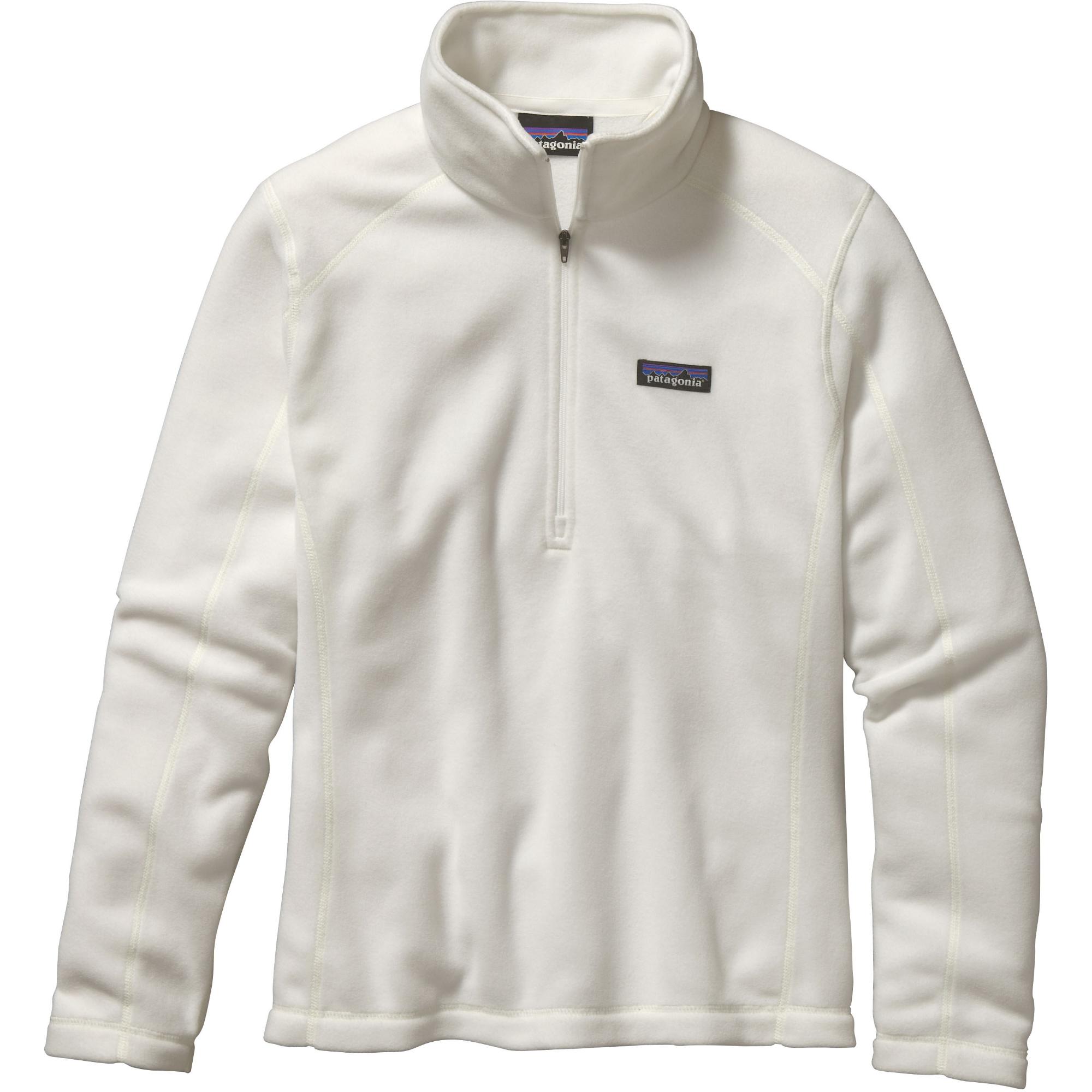 Женская флисовая куртка Micro D с молнией на четверть длины Patagonia, Birch White — фото 4