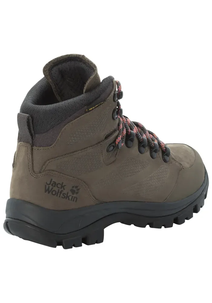 Трекинговые туфли Jack Wolfskin "REBELLION TEXAPORE MID W", коричневый — фото 4