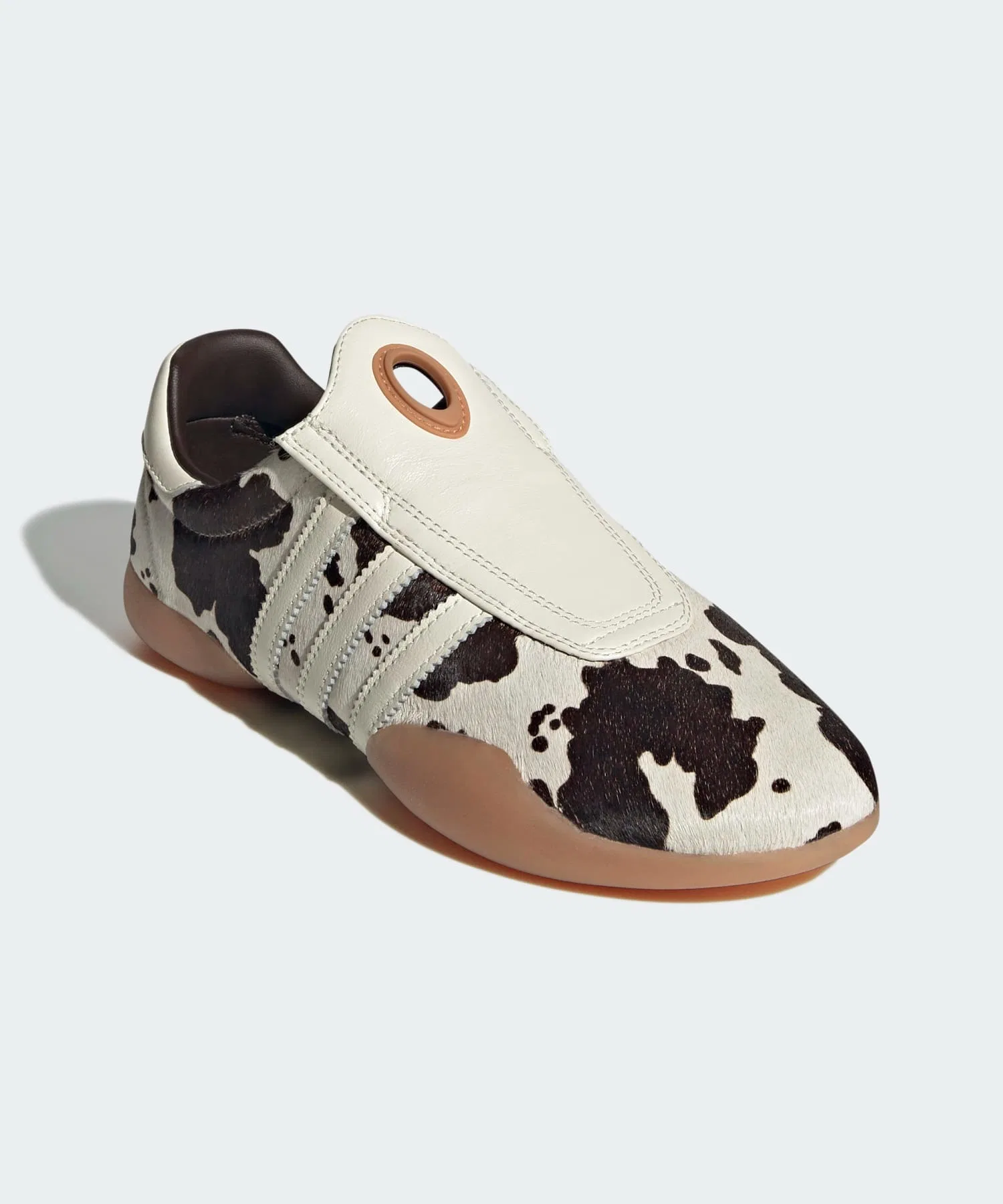 Унисекс слипоны из натуральной кожи adidas Taekwondo Mei белые — фото 4