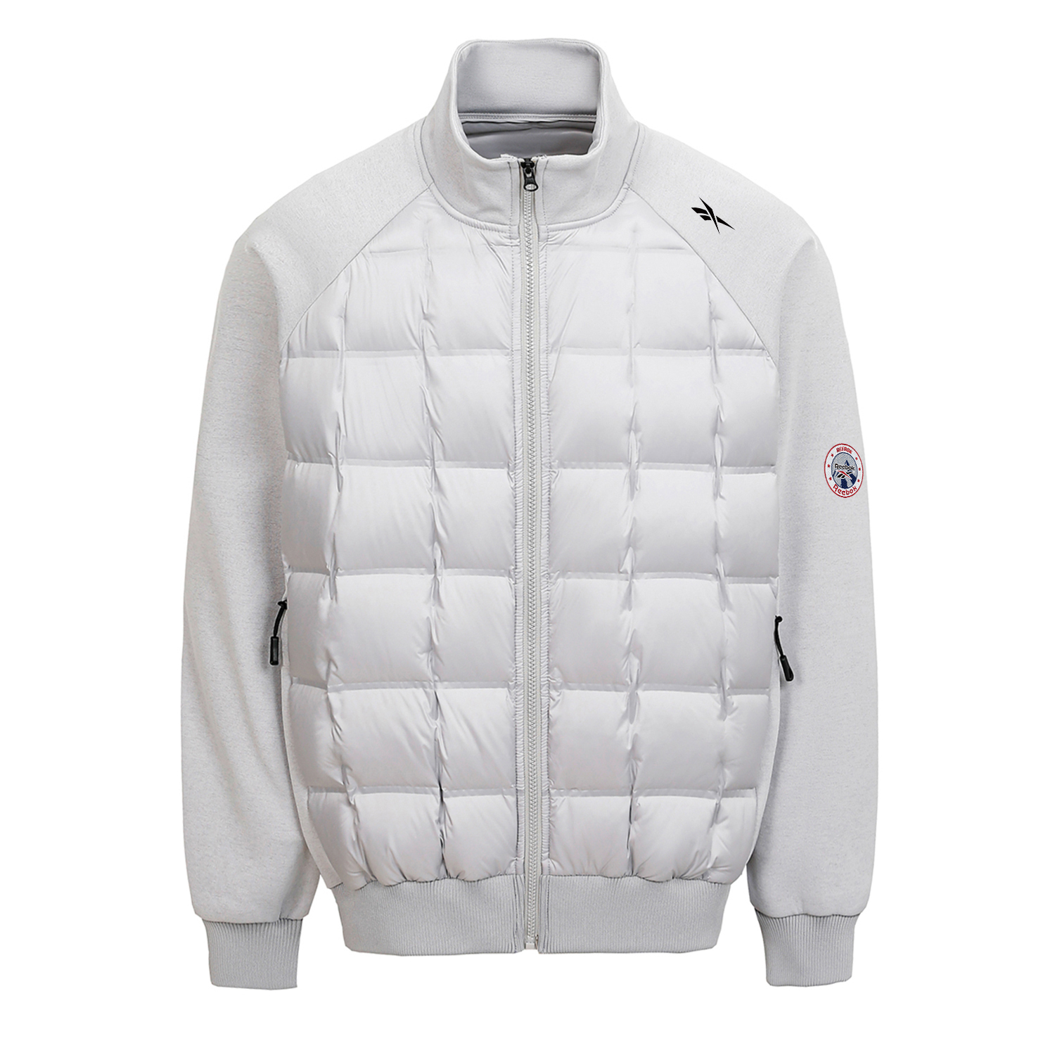 

Пуховики Unisex с воротником-стойкой, умеренная посадка Reebok, серый (lightweight and warm)