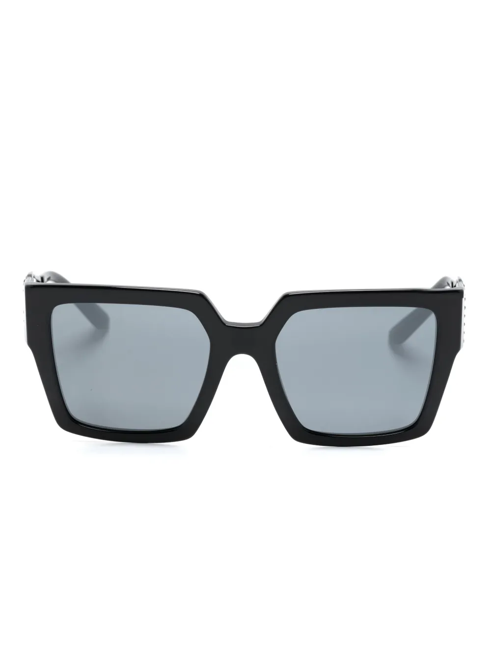 

Солнцезащитные очки в квадратной оправе Dolce & Gabbana Eyewear, черный