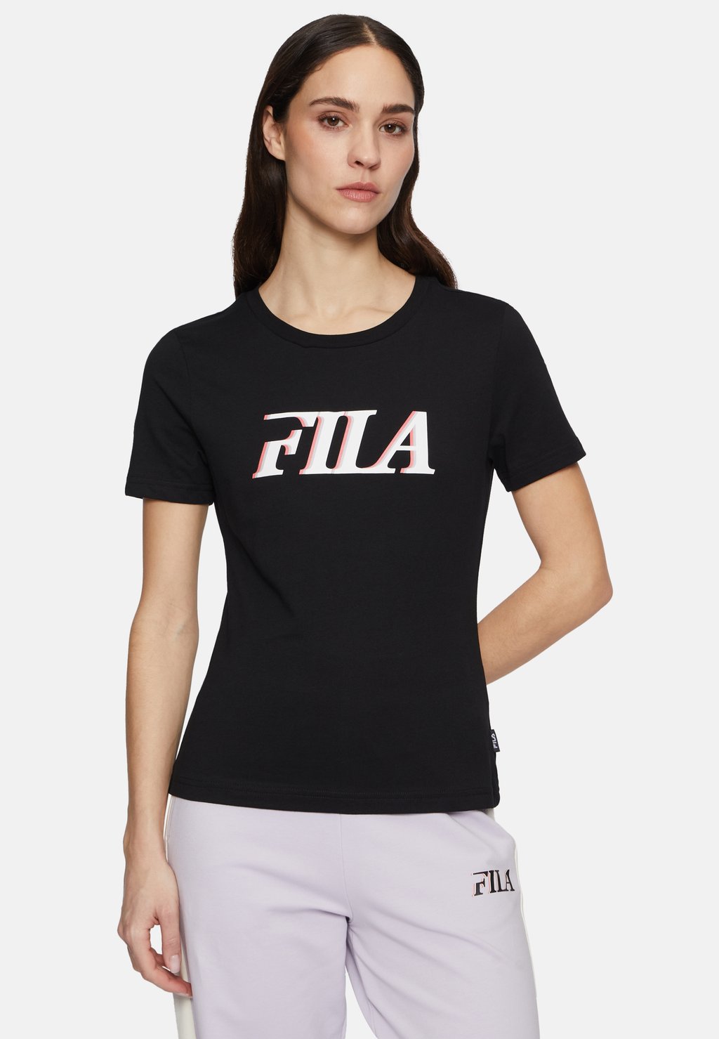 

Футболка с принтом LIER Fila, черный
