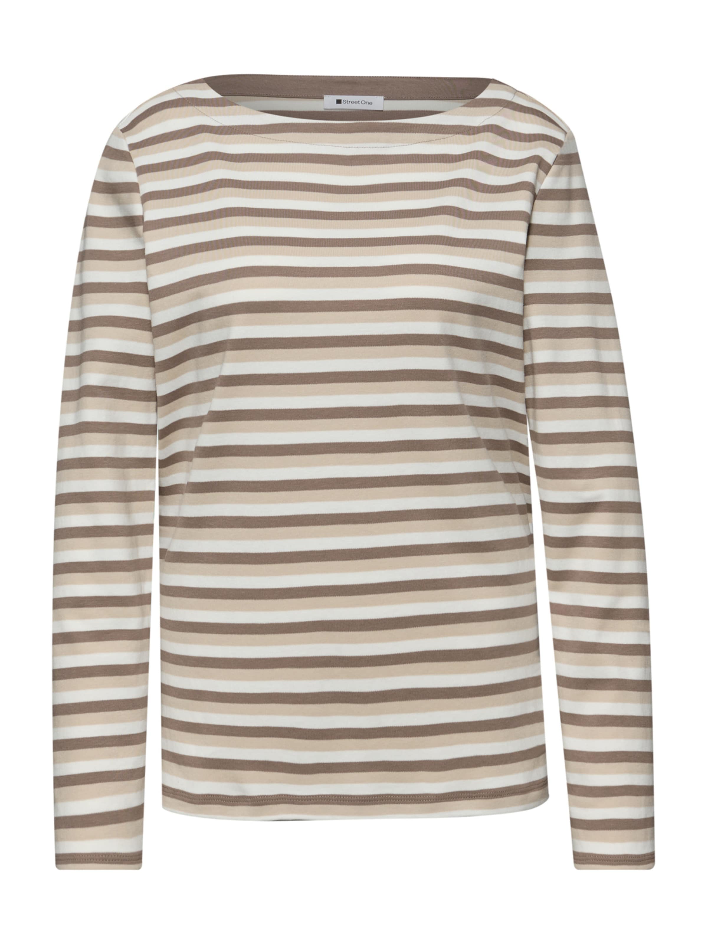 

STREET ONE Лонгслив в светло-коричневом цвете