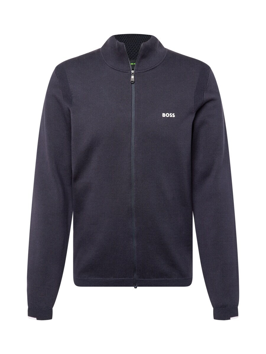 

Вязаный кардиган BOSS Knit Cardigan Ever-X_FZ, темно-синий