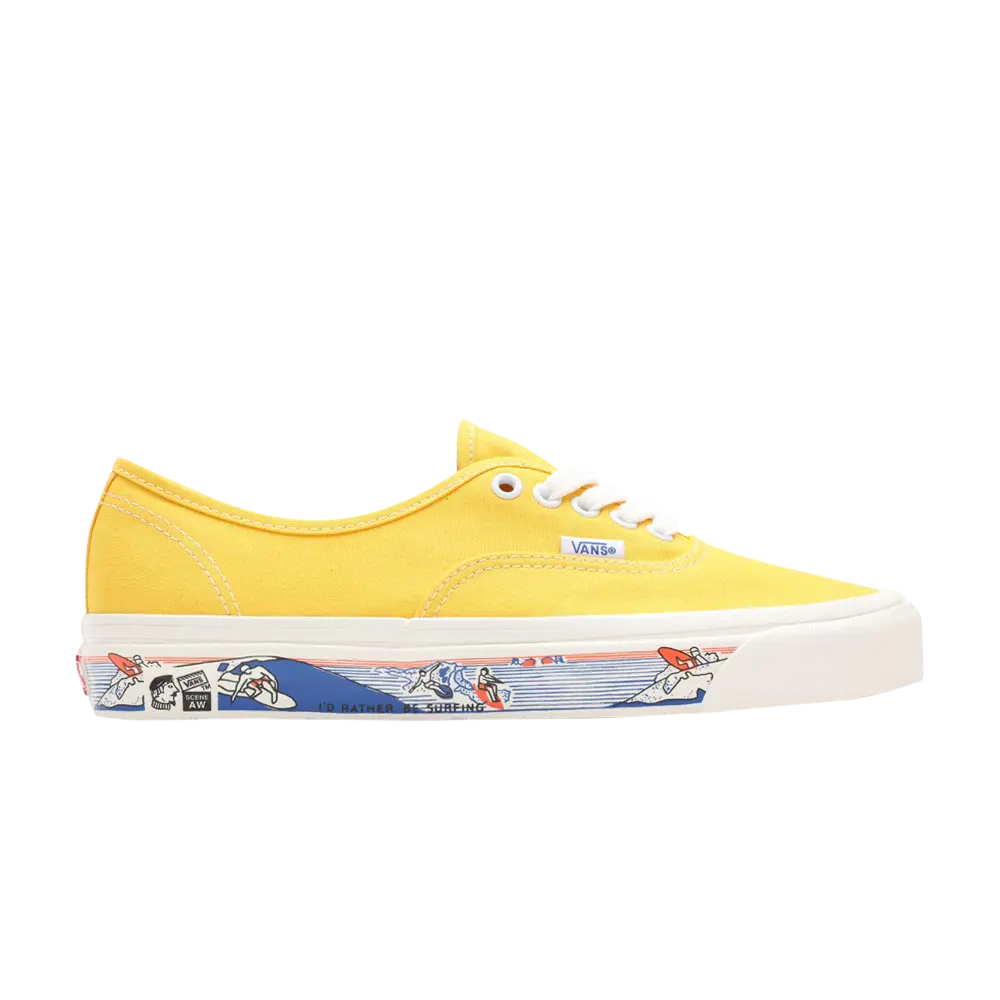 

Кроссовки Authentic 44 DX Vans, желтый