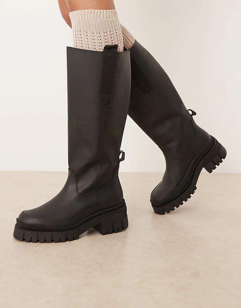 Высокие сапоги Barbour Saidie черного цвета
