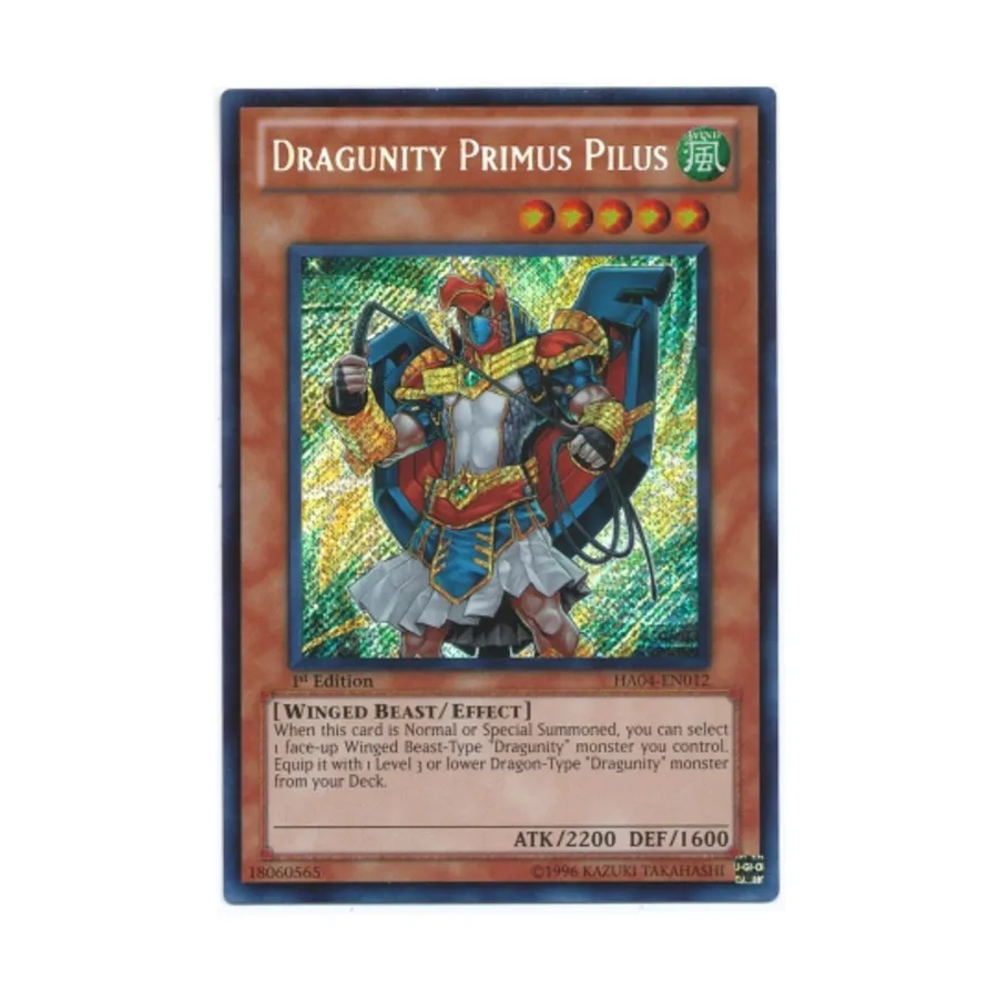 

CCG Драгунити Примус Пилус (Секретно-редкий), Yu-Gi-Oh - Hidden Arsenal 4 - Singles