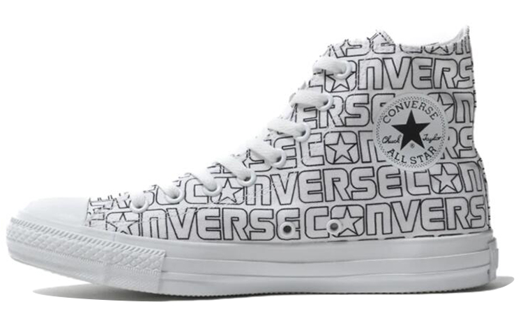 

Chuck Taylor All Star Canvas Shoes унисекс высокие черные/белые Converse