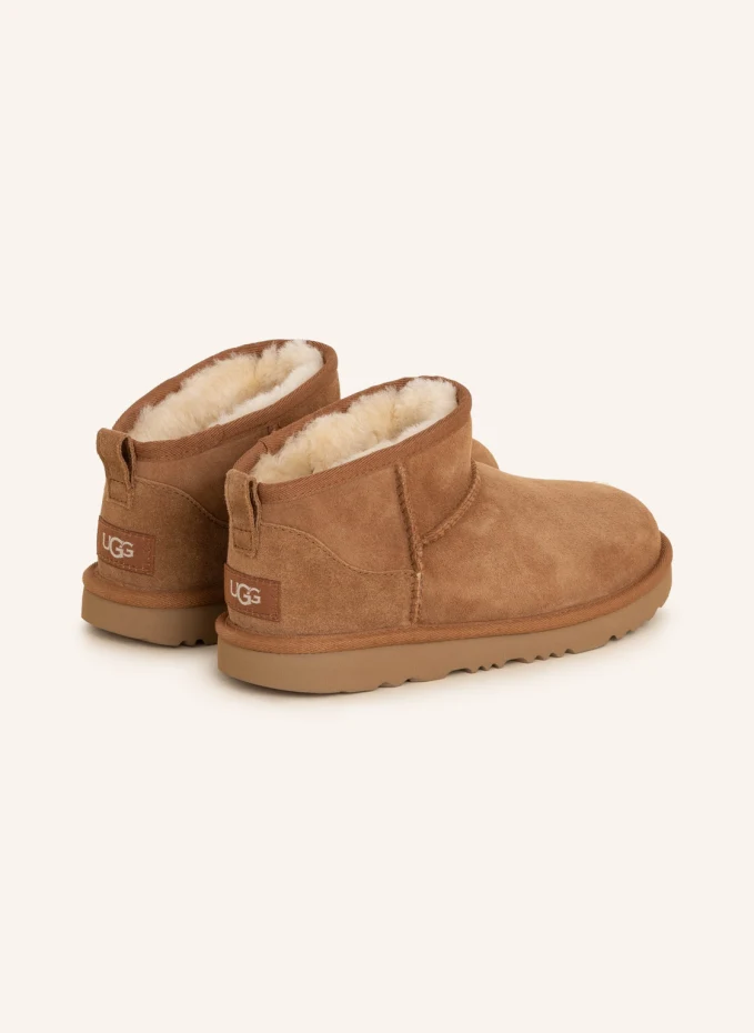 Угги короткие UGG, бежевый — фото 2