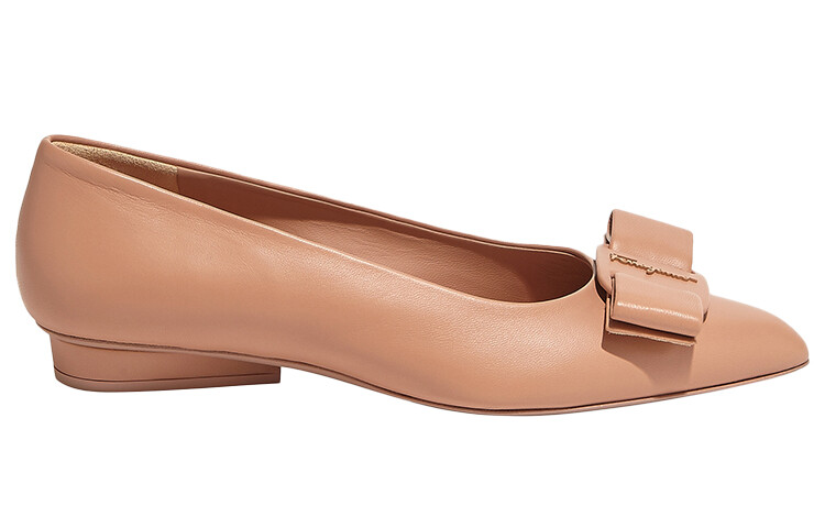 Туфли женские Ferragamo Viva, бежево-розовый — фото 2